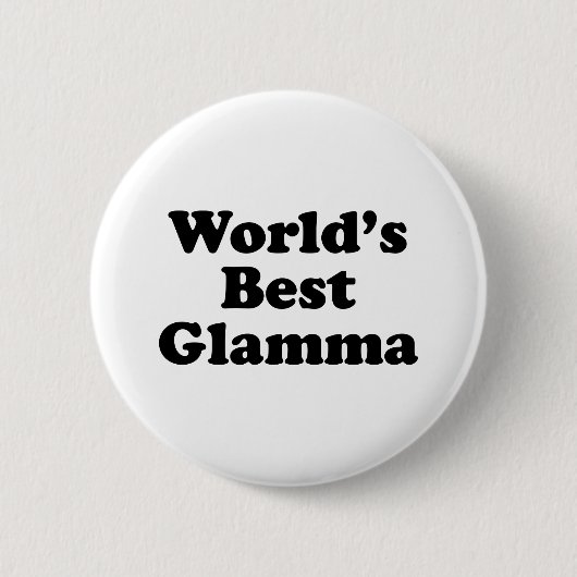 Beste glamma ter wereld ronde button 5,7 cm (Voorkant)