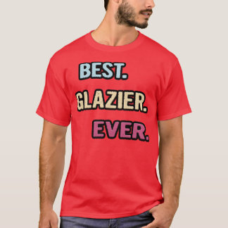 Beste Glazier ooit leuk cadeau idee T-shirt
