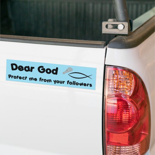 Beste God Bumpersticker (Op Truck)