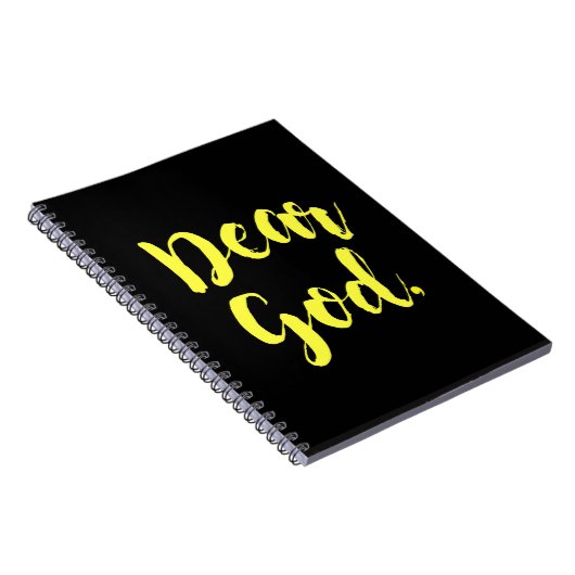 Beste God Journal (blk/yel) Notitieboek (Rechterzijde)