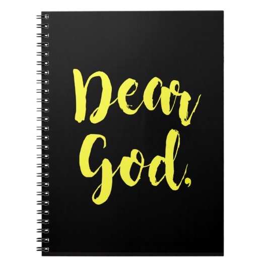 Beste God Journal (blk/yel) Notitieboek (Voorkant)