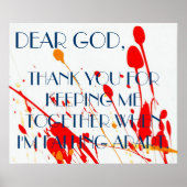 Beste God Prayer Poster (Voorkant)