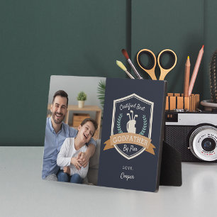 Beste Godfather door Par   Foto van Vaderdag Golf Fotoplaat