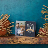 Beste Godfather door Par | Foto van Vaderdag Golf Fotoplaat (Zijkant)