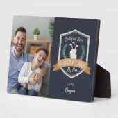 Beste Godfather door Par | Foto van Vaderdag Golf Fotoplaat (Zijkant)