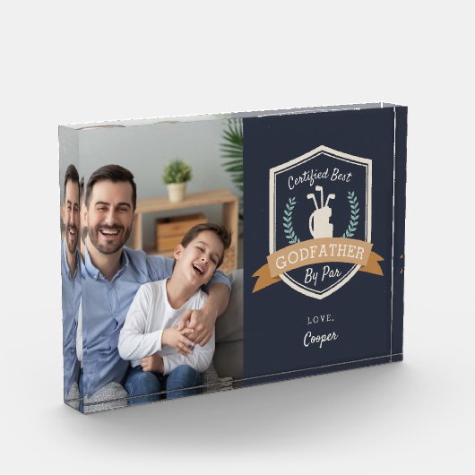 Beste Godfather door Par | Vaderdag Golf Fotoblokken (Links)