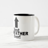 Beste Godfather Ever Tweekleurige Koffiemok (Voorkant rechts)