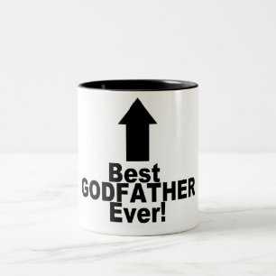 Beste Godfather Ever Tweekleurige Koffiemok