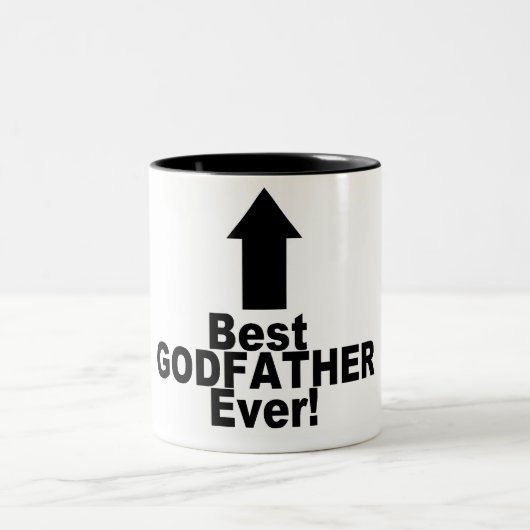 Beste Godfather Ever Tweekleurige Koffiemok (Center)