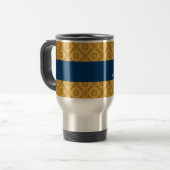 Beste GODFATHER Gold- en Navy-cadeauidee Reisbeker (Voorkant links)