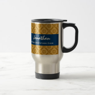 Beste GODFATHER Gold- en Navy-cadeauidee Reisbeker