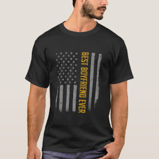 Beste Godfather ooit Amerikaanse vlag cadeau voor T-shirt