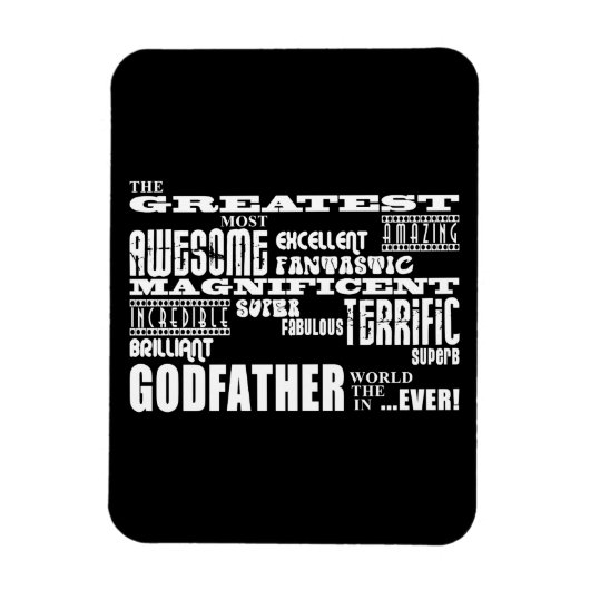 Beste Godfathers Verjaardagen Kerstmis Magneet (Verticaal)