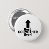 Beste Godmoeder Ever Ronde Button 5,7 Cm (Voorkant /achterkant)