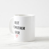 Beste Godmother ooit geschenken, gepersonaliseerde Koffiemok (Voorkant links)