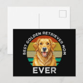 Beste Golden Retriever-moeder ooit Briefkaart (Voorkant / Achterkant)
