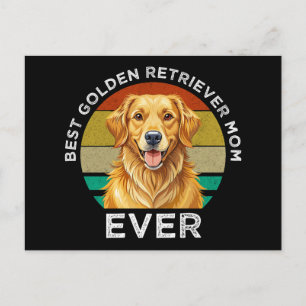 Beste Golden Retriever-moeder ooit Briefkaart