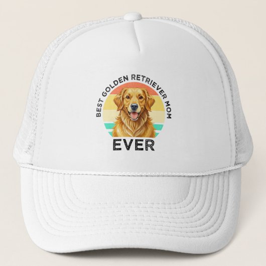 Beste Golden Retriever Moeder Ooit Trucker Pet (Voorkant)