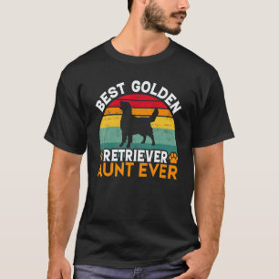 Beste Golden Retriever Tante Ooit Golden Retriever T-shirt