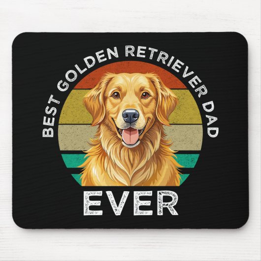 Beste Golden Retriever Vader Ooit Muismat (Voorkant)