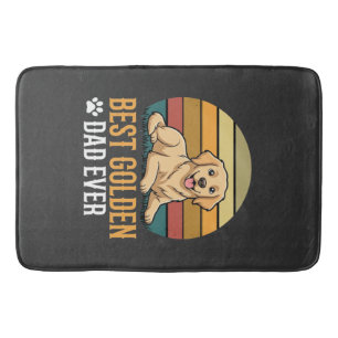 Beste Golden Retriever Vader Ooit Retro Hond Badmat