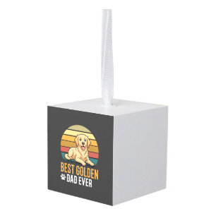 Beste Golden Retriever Vader Ooit Retro Hond Decoratie
