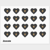 Beste Golden Retriever Vader Ooit Retro Hond Hart Sticker (Vel)