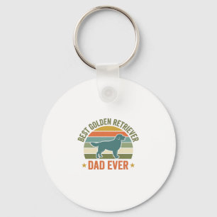 Beste Golden Retriever Vader Ooit Vintage Hond Shi Sleutelhanger