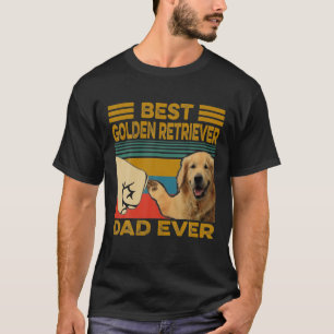 Beste Golden Retriever vader op de dag van zijn va T-shirt