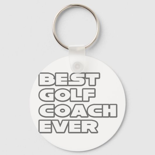 Beste Golf Coach Ever Sleutelhanger (Voorkant)
