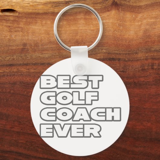 Beste Golf Coach Ever Sleutelhanger (Voorkant)