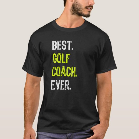 Beste Golf Coach Ever T-shirt (Voorkant)