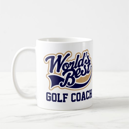 Beste Golf Coach Gift Koffiemok (Links)