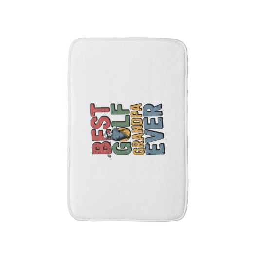 Beste golf opa ooit badmat (Voorkant Verticaal)