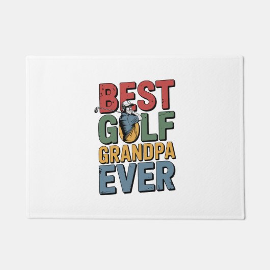 Beste golf opa ooit deurmat (Voorkant)