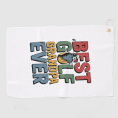 Beste golf opa ooit golfhanddoek (Horizontaal)