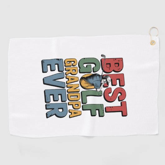 Beste golf opa ooit golfhanddoek (Horizontaal)