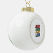 Beste golf opa ooit keramische bal ornament (Links)