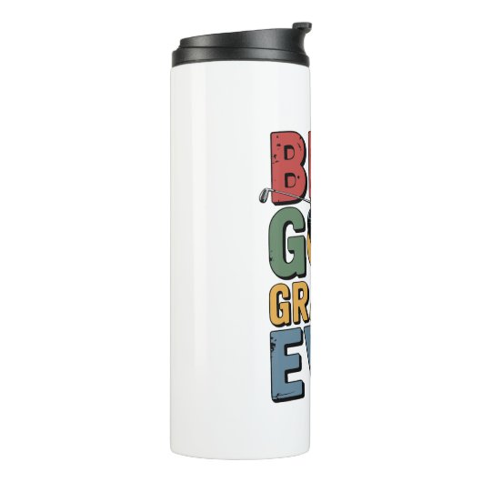 Beste golf opa ooit thermosbeker (Gedraaid links)