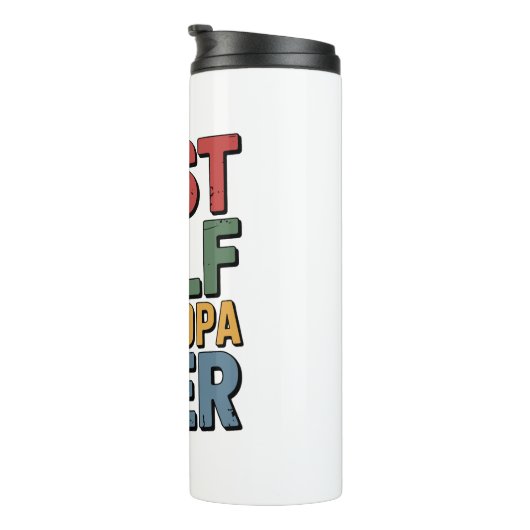 Beste golf opa ooit thermosbeker (Geroteerd rechts)