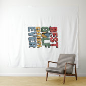 Beste golf opa ooit wandkleed (In Situ (horizontaal))