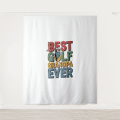 Beste golf opa ooit wandkleed (Voorkant)