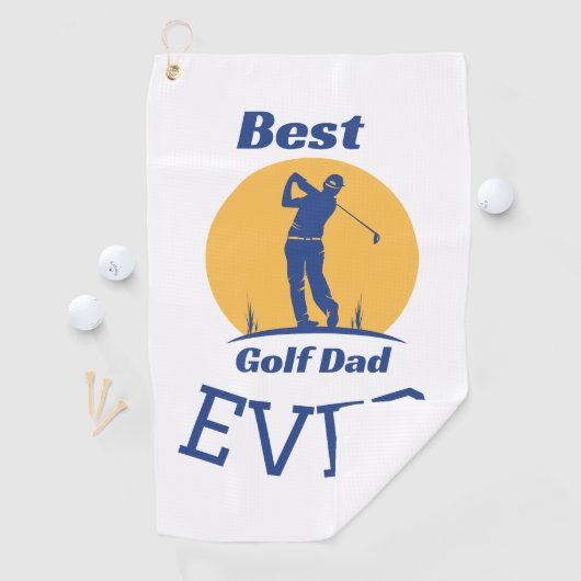 Beste Golf Pap Ever Golfhanddoek (Insitu)