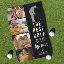 Beste Golf Vader Door Par 4 Foto Collage Golfer