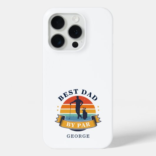 Beste Golf Vader Door Par Aangepaste Retro Vaderda Case-Mate iPhone Case (Achterkant)