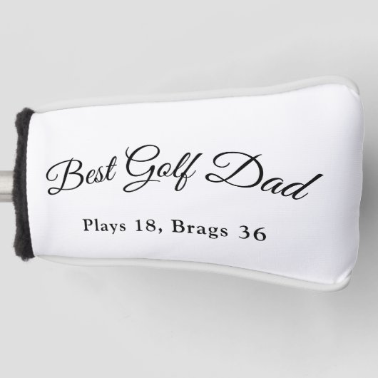 Beste Golf Vader | Grappig Golf Vader Cadeau Golfheadcover (Voorkant)