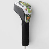 Beste golfcadeaus voor papa Gepersonaliseerde foto Golfheadcover (Schuin)
