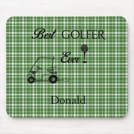 Beste Golfer Aangepaste Muismat (Voorkant)
