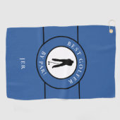Beste Golfer Bij Par Monogram Golfhanddoek (Horizontaal)