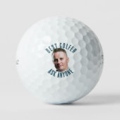Beste Golfer Gezicht Foto Bal - Grappige Titleist (Voorkant)